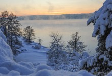 Frostrøyk fra Bunnefjorden