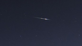 Draconid meteors and Northern lights (Aurora borealis)