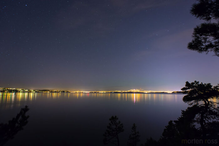 Oslo night sky – waiting for the northern lights