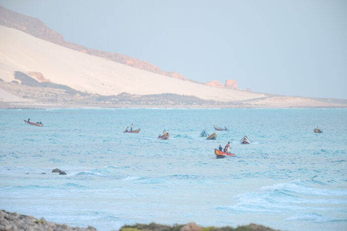 Socotra fishermen at Arher